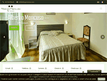 Tablet Screenshot of albergomancuso.com